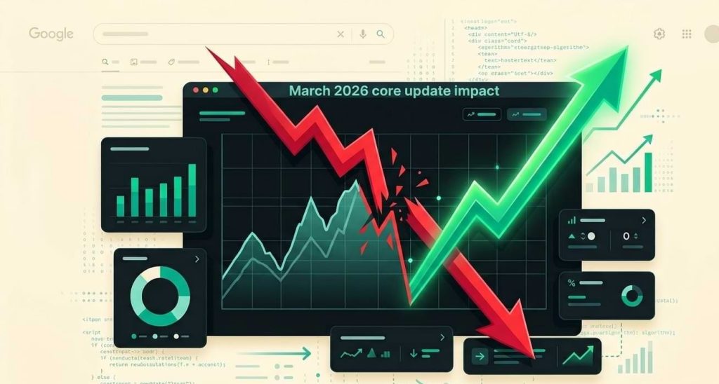 March 2026 core update impact line by seo algorithm recovery