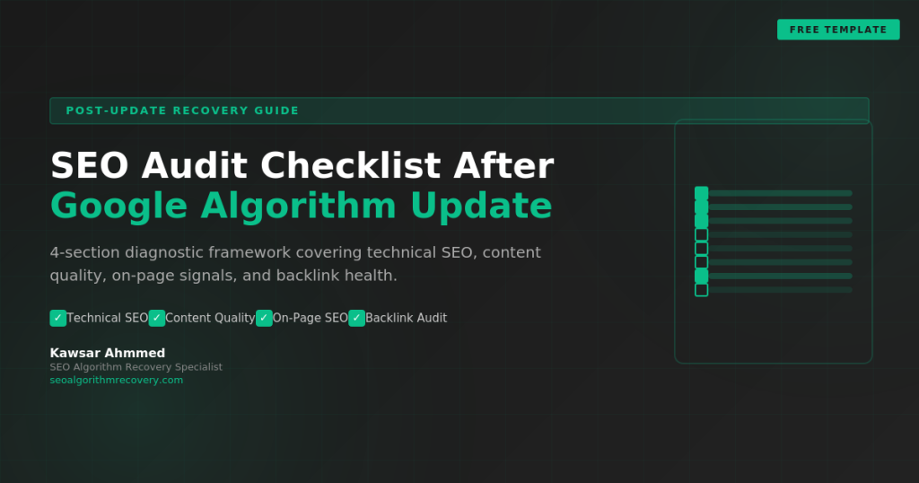 seo_audit_checklist_after_google_algorithm_update